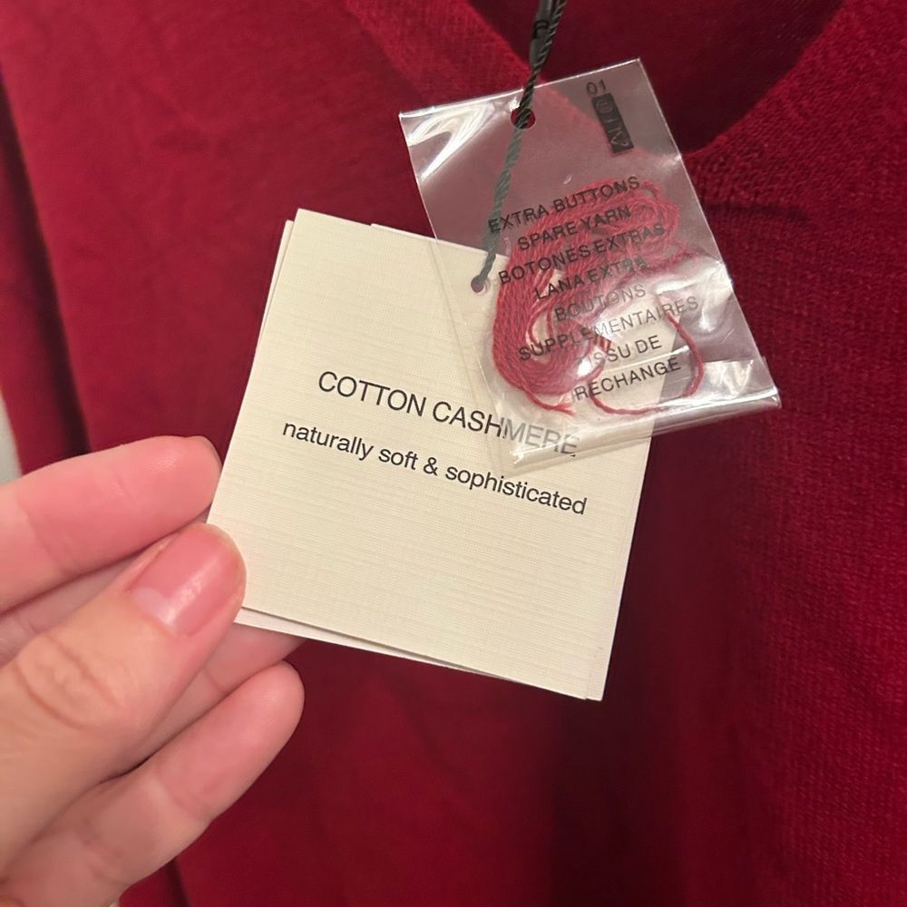 Brand new with tags! Anne Klein cashmere cotton blend Long Sleeve Top - Picture 4 of 10